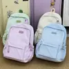 Mochila escolar estilo coreano nueva para niñas, gran capacidad, casual y ligera, fresca y dulce, adecuada para viajes de secundaria y preparatoria
