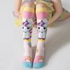 Calcetines para Niños 2025 Otoño Nuevo Exportación Dibujos Animados Calcetines de Media Pantorrilla Calcetines para Pantorrilla de Niñas Medias por Encima de la Rodilla Calcetines Rectos