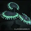 Avatar Árvore de Crisântemo Iluminada Escultura Luminosa Grande Iluminação de Cena Noturna Cena Avatar Misteriosa e Fantástica Sonhadora