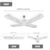 Luz LED de Crecimiento para Plantas Plegable de Cuatro Hojas Transfronteriza E27 espectro completo púrpura luz de plantación carnosa para flores