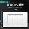 Tomada Padrão Americano 15A Padrão Taiwanês 110V Painel de Interruptores Padrão Americano com Tomada de Parede USB para Uso Doméstico Painel Branco Estilo Americano