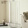 Vaso Anti-Queda de Acrílico para Hidroponia, Arranjo de Flores, Bambu da Sorte, Vaso Reto Transparente de Acrílico para Flores Frescas, Decoração para Sala de Estar, Pequeno