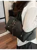 Bolsa para Comutador Transfronteiriço Feminina 2025 Nova Popular Moda Versátil Bolsa de Ombro Textura Casual Versátil Bolsa Tote