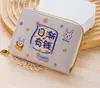 Porta-Cartão Fofo Desenho Animado Doce Mini Ultra Fino Pequeno Portátil Grande Capacidade Vários Slots para Cartão Estudante Porta-Cartão Anti-desmagnetização