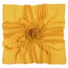 Chiffon 110 x 110cm Quadrado Grande Transfronteiriço Cor Sólida Pérola Chiffon Lenço Lenço Quadrado Malaio Cobertura de Cabeça
