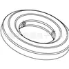 Base de anillo magnético de 85 mm 181, base de inductor 181-1, base, tapa superior, tapa inferior