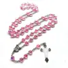 Collar con Colgante de Cuentas de Amor Multicolor Moda Diseño Sencillo de Nicho Cadena para Clavícula de Celebridad de Internet Joyería Cadena de Lana para Mujer