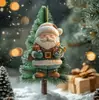 Stock Spot Navideño Acrílico Plano Papá Noel Decoración Festiva Adornos para Árbol de Navidad Decoraciones para Árbol de Navidad Adornos Colgantes