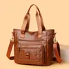 Bolso de Mujer 2026 Nuevo Modelo Bolso de Madre para Damas Bolso Versátil de Hombro Cruzado Gran Capacidad Bolso de Cubo Casual