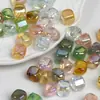 Ding Yi Leng Yue Nishang Rosa Diamante Contas de Resina Galvanizada Contas com Furo Corrente para Celular DIY Acessórios de Joalheria