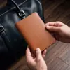 Portapasaporte de cuero PU con múltiples ranuras para tarjetas, funda de pasaporte de cuero, nuevo modelo para TikTok transfronterizo, en stock