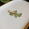 Broche europeo y americano grande de pedrería de alta calidad para damas, aleación, ramillete, variedad de pines opcionales de alta calidad, broche delicado
