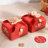 Caixa de Doces 2023 Nova Sacola de Doces de Caqui Caixa de Doces para Casamento Embalagem de Caixa de Presente de Alto Nível Caixa de Doces Suprimentos para Casamento