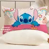 Funda de almohada de felpa con orejas grandes de invierno, forro polar doble grueso, funda de almohada individual de forro polar de coral para niños, lavable, estilo de dibujos animados