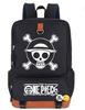 Mochila escolar de gran capacidad con estampado de Luffy de One Piece para estudiantes jóvenes, mochila de viaje para hombres y mujeres