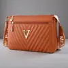 Bolsa Pequena 2025 Transmissão Ao Vivo Nova Mais Vendida Exquisita Bolsa de Mãe Versátil Bolsa Transversal Comércio Exterior Bordada Bolsa de Ombro Feminina