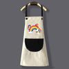 Delantal Infantil Peto de Pintura Babero de Comida para Bebé Niña Ropa sin Mangas Pintura Impermeable para Niño Arte Vestido