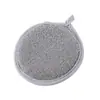 Paño de Cocina de Alambre de Acero Especial para Cocina Alambre Plateado Hilo de Algodón Toalla para Lavar Platos Doble Capa Engrosado No Fácil de Manchar Aceite Paño de Cocina Estropajo para Lavar Platos