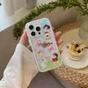 Capa de Celular Desenho Animado Menino Adequada para Iphone16Promax Apple 15Pro Camada Dupla Imd14 Anti-Queda 13 Japonês e Coreano