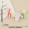 Etiqueta Bordada Pegatina Bordada Corea del Sur Hecho a Mano DIY Animal de Dibujos Animados Flor Árbol Ropa Infantil Decoración Parche Parche Accesorios Pegatina de Tela