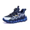 Zapatos Deportivos Nuevos para Niños Primavera/Otoño 2026 Malla Transpirable Antideslizantes Hebilla Giratoria Suela Suave Zapatos Ligeros Modernos