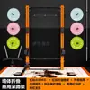 Rack de sentadillas para uso doméstico, Rack combinado plegable de pared para sentadillas y press de banca, Rack de pórtico plegable para dominadas y press de banca