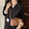 Bolso tipo almohada Boston Vintage para Mujer 2026 Nueva Moda Otoñal Bolso de Mano para Viajar Bolso Cruzado de un Solo Hombro Color Block