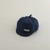Boina Nueva para Niños de Mezclilla Letra Hello Gorra Octagonal Primavera y Otoño Cara Sonriente Gorra de Ala Corta para Niños y Niñas