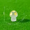 Paisaje en miniatura, que brilla en la oscuridad, hongo de estrella de cinco puntas, colgante de dibujos animados, jardín de musgo, accesorios decorativos creativos, adornos pequeños, al por mayor