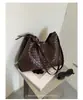 2026 Bolso de Mano Tejido Estilo Retro Coreano Nuevo para Mujer, Bolso de Hombro Único de Gran Capacidad, Bolso de Mano Versátil para Viajes Diarios, Bolso para Madre e Hijo
