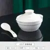 Tigela de hotel tigela de cerâmica para ensopado com tampa tigela de sobremesa tigela superior para sopa louça superior panela de ensopado tigela de ensopado à prova d'água tigela de andorinhas