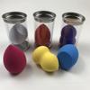 Borla de polvo de calabaza con forma de huevo para maquillaje de belleza, empaque independiente, agradable para la piel, sin látex, para polvos secos y húmedos, herramienta de maquillaje de belleza.