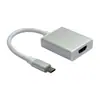Cabo Adaptador de Conversor Type-C para HDMI para Computador de Mesa e Laptop, Tela de Exibição de Vídeo de Alta Definição 4K