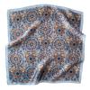 Lenço de Seda Moda Estilo Coreano Lenço de Seda Pied-de-poule Quadrado Pequeno Feminino Seda de Amora Fino Decorativo Lenço Pequeno 53