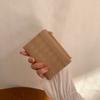 Nuevo monedero sencillo de moda ins para damas, de cuero de alta calidad, cuero especial con estampado prismático, billetera pequeña para mujer al por mayor