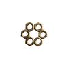 Tuerca no estándar en stock tuerca de cobre tuerca hexagonal de material de cobre tapa de tornillo de latón tuerca de latón M6M8M10