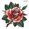 Adesivos de Tatuagem para Costas da Mão Mandala com Padrões Retrô, Adesivos de Tatuagem Florais Exóticos da Moda