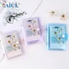 Adecuado para Álbum de Fotos Transparente Polaroid Mini de 3 Pulgadas para 36 Fotos, Álbum de Fotos Digital Mini con Purpurina, Álbum Conmemorativo, Álbum de Fotos de PP