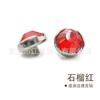 Jiangtai F136 Liga de Titânio Joia Cabeça Borda Ondulada Diamante Tcheco Embutido Unha G23 Liga de Titânio Joia para Body Piercing
