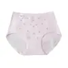 Ropa Interior de Algodón Antibacteriana de Cintura Alta 10A para Mujer, Calzones Estampados Sin Costuras Transpirables, Talla Grande, Ropa Interior Cómoda y Amigable con la Piel al por Mayor