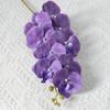 Simulação de flores 9 cabeças cola phalaenopsis impressão 3D auditório de casamento para criar conjunto de decoração de casa flor artificial falsa