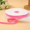Directo de fábrica 1 cm color sólido encaje de onda poliéster algodón mate cinta lazo hecho a mano DIY accesorios para el cabello