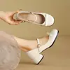 Sapatos de Boca Rasa Sapatos Casuais Novo Estilo Laço Cinto de Viagem 48 Comércio Exterior plus size Sapatos Femininos Simples Médio Couro Patente 32
