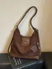 Bolsa Feminina Casual para o Dia a Dia 2026 Outono Novo Estilo Moda Versátil Patchwork Bolsa Transversal Estilo Coreano Color Block Bolsa de Ombro com Corrente
