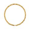 Colar pulseira geométrico retangular de ferradura hip hop simples europeu e americano aço inoxidável personalidade feminina tendência corrente grossa conjunto