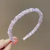 Diadema de lujo ligero sintiendo presión ambiente para el cabello diadema cara femenina accesorio para el cabello de lazo estilo retro Hong Kong pinza para el cabello tocado de alta gama