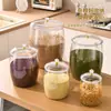 Potes de Armazenamento Selados para Casa, Altamente Transparentes, à Prova de Insetos e Umidade, Potes de Armazenamento de Grãos, Potes de Armazenamento de Chá de Gelatina de Peixe, Recipientes Selados para Armazenamento de Grãos Atacado