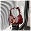 Estilo Coreano Piel Suave Portátil Esta Semana Bolso Nube para Mujer 2025 Nueva Llegada Texturizado de Estilista Bolso Cruzado para Mujer Bolso de Hombro Único