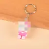 Llavero de Goma Suave de Dibujos Animados Mascota Personalizada Muñeco de Anime Silicona DIY Colgante para Llavero de Coche Pequeño Regalo