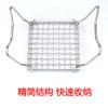 Mesa Plegable Portátil de Rejilla para Exteriores Soporte para Estufa de Acero Inoxidable Set de Parrilla Soporte para Olla Soporte para Placa de Parrilla Rejilla para Parrilla